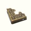 20Pcs Antique Furniture Accessories Metal Corner Protector Metal Crafts Jewelry Box Edge Safety Guard Cover Wooden Box Decorative Corner Protector