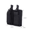 Tactical Molle Magazine Pouch Tactical Pouch Double Rifle Pistol Mag Pouch 2-Layer Cartridge Holder