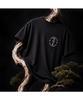 Keoseuuteommellou [Trc Bonsai] Black Embroidery T-Shirt Cwtam26591Bkx