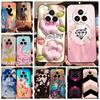 For Realme 14 Pro Plus 5G Case RMX5051 Fashion Diamond Black Soft Protective Phone Cover Coque For Realme 14Pro+ Silicone Funda