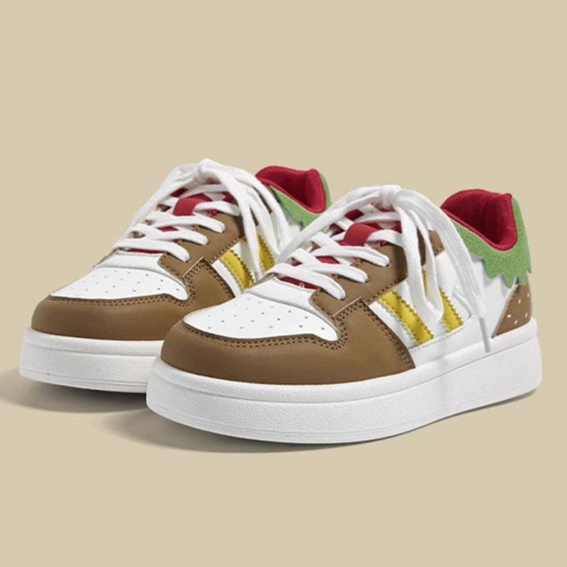 

Весенне-осенние нишевые туфли женские брюки клеш на толстой подошве новые универсальные туфли-хлебушки с большим носком кроссовки 40