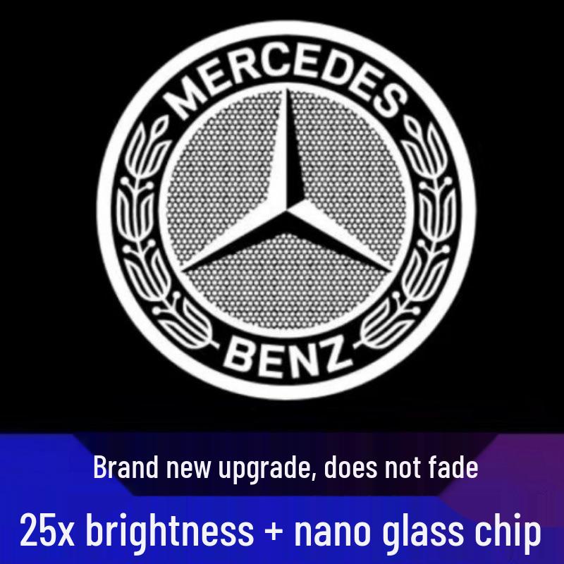 Mercedes Welcome Door Lights for C-Class, A-Class, E-Class, GLC, GLB, C200, 260, E300 - Projection Ambient Lighting