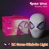 1:1 Miles Morales Mask with Movable Eyes Mascara Electric Gwen Spider Helmet Ring Control Halloween Cosplay Mask Toy Man Gift