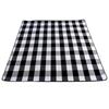 Beach picnic blanket mat with insulation waterproof 200x200cm mat xxl checkered