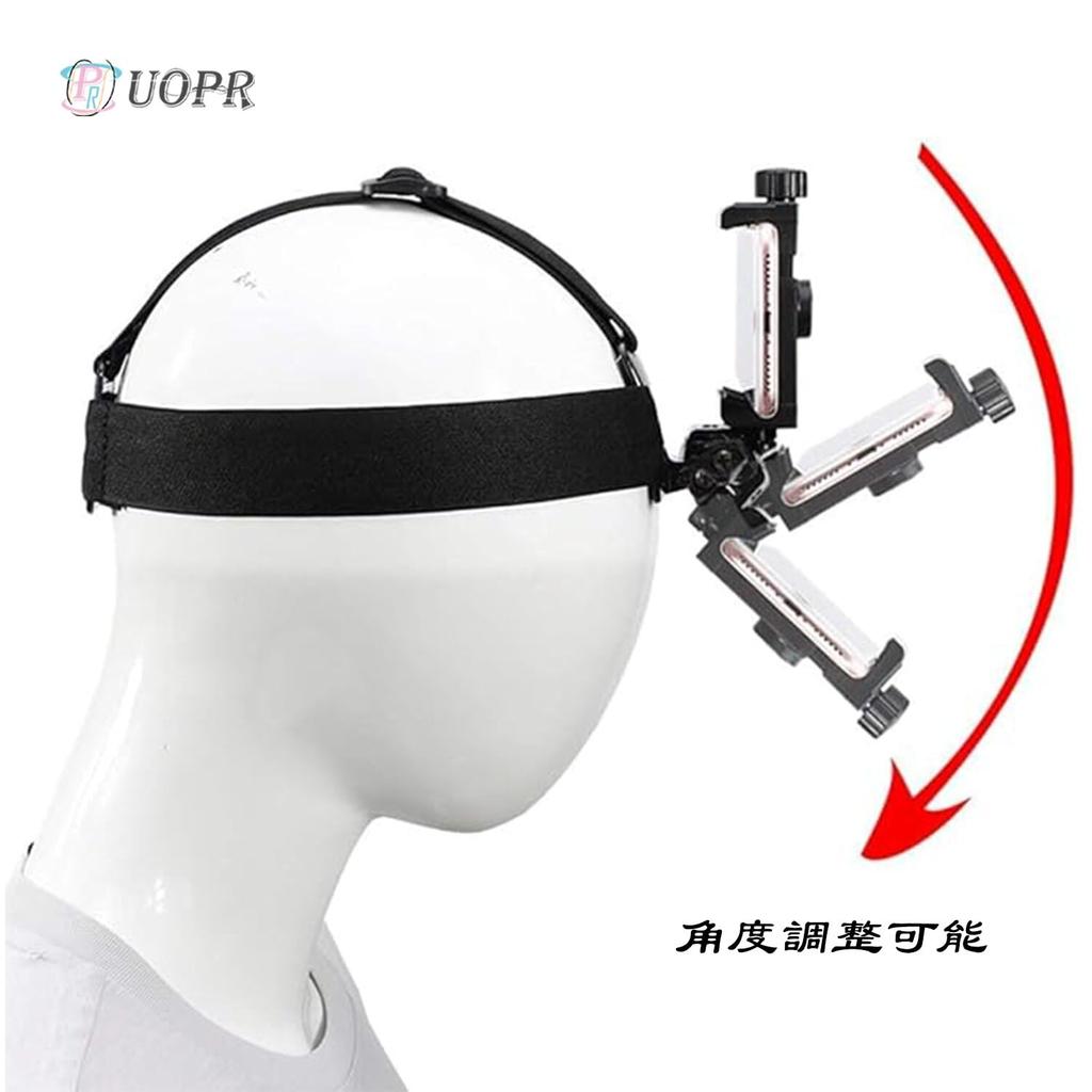 UOPR Mobile Phone Video Outdoor Live Shooting Stand with Phone Strap Compatible with Samsung Smartphones and Sony Dajiang Action Head Mount Strap