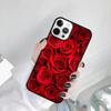 Red Rose Phone Case Cover For iPhone 17 Air 15 16 14 12 11 13 Pro MAX Plus Coque