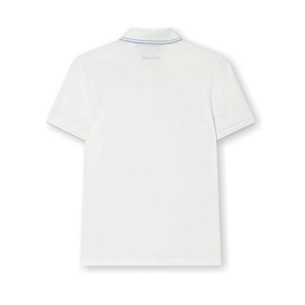 Fila White Fashion Trend Comfortable Versatile Short Sleeve Polo Shirt Women Tops F11W533108F-WT
