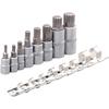 8-Piece Torx Bit Socket Adapter  1/4" 3/8" 1/2"