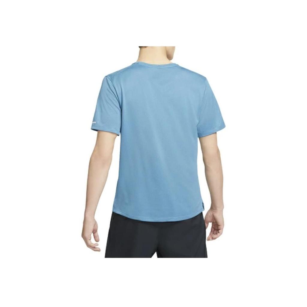 Nike Logo Short Sleeve Round Neck T-Shirt Men tops Blue DD5277-415