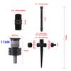 Garden Pop-up Watering Sprinkler 0~360 Degree Adjustable Scattering Nozzle 1/2" Thread Bracket Farm Lawn Crops Irrigation Tools