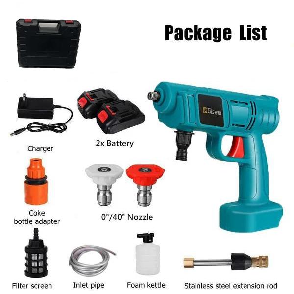 

Электрическая беспроводная мойка высокого давления для автомобиля, распылитель воды, портативная машина для мойки автомобиля под давлением, комплект для чистки водой под давлением