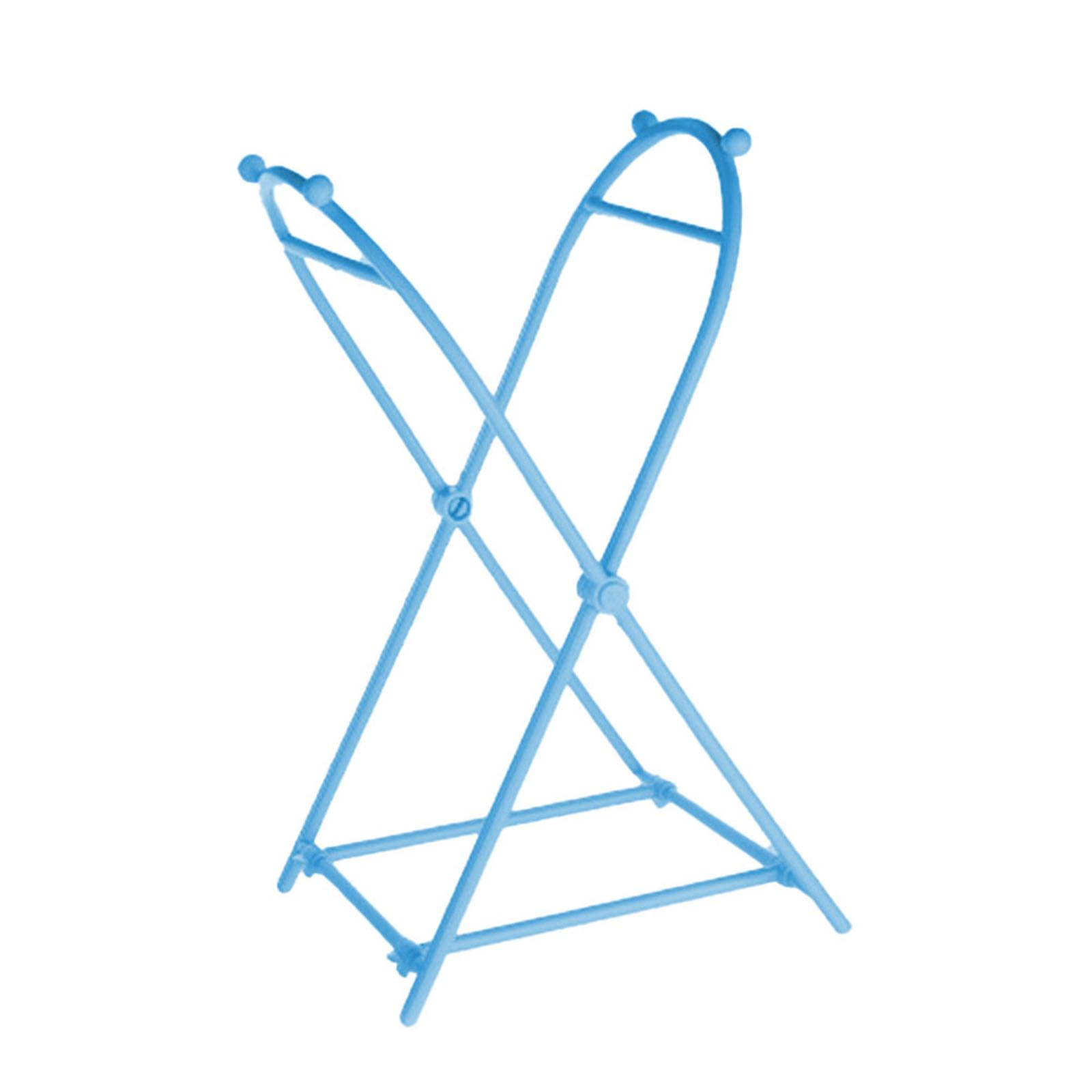 Держатель для сумки 31,5*17 см, АБС-пластик, синий/зеленый, удобный складной A