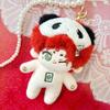 MANCOTTON 10cm Attributeless Plush Toy, Mahjong Panda, Red [Used]