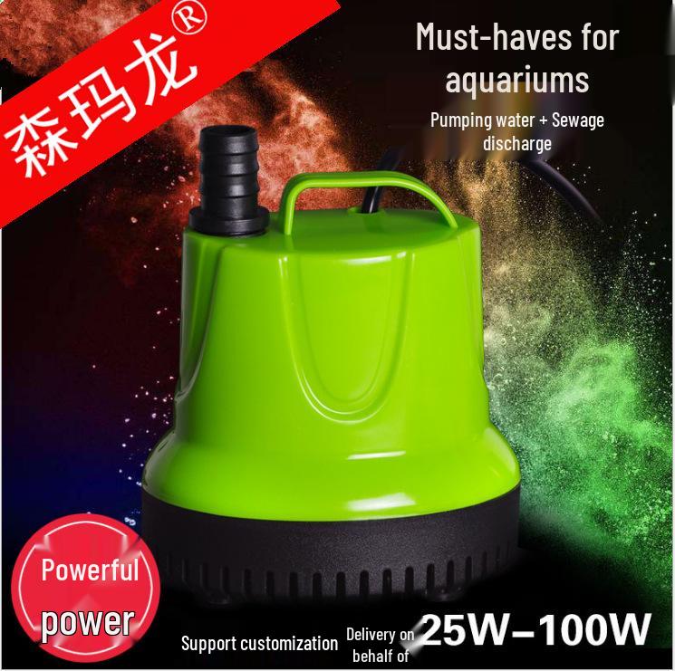 Ultra-Quiet Submersible Aquarium Water Circulation & Filtration Pump for Fish Tanks and Ponds