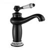 Brass Bathroom Faucet, Antique European Style, Hot and Cold Control, Durable and Rust-Resistant Construction