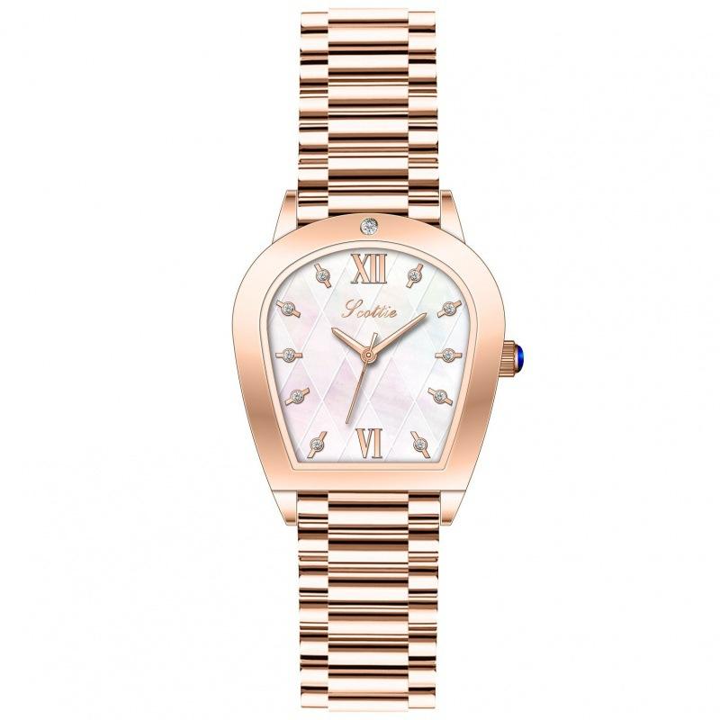 Fritillary Plate Women'S Watch Waterproof Fashion Trend Simple Leisure Atmosphere Student Style Women'S Watch Roman Watch