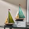 Kreatywny model żaglówki Smooth Sailing Decor do salonu, szafki pod telewizor, baru z winami, biurka Luksusowa ozdoba