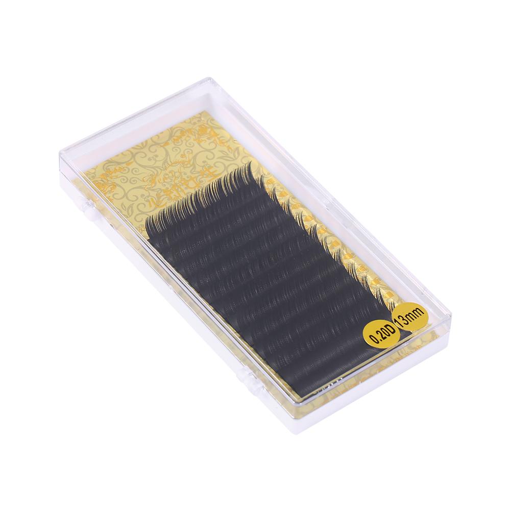Imitation Mink Individual Eyelash Extensions Professional Make up False Lashes(0.20B,10mm)
