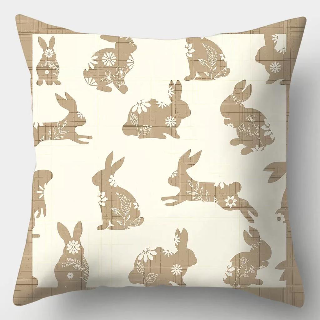 Easter Pillowcases Linen Creative Rabbit Pillowcases Home Sofa Pillowcases Premium Durable Quality Useful Practical