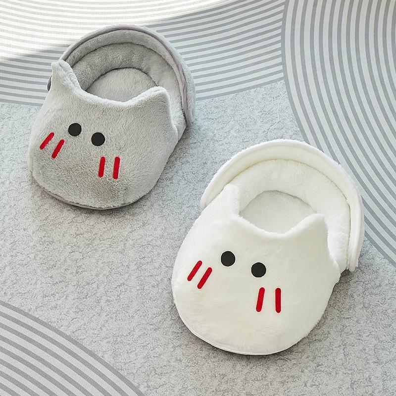 Slippers  Cat Kennel  Dog Kennel  All Seasons  Semi-enclosed Hamster  Rabbit Kennel  Warm In Winter  Cat Sleeping Bag  Cat Bed