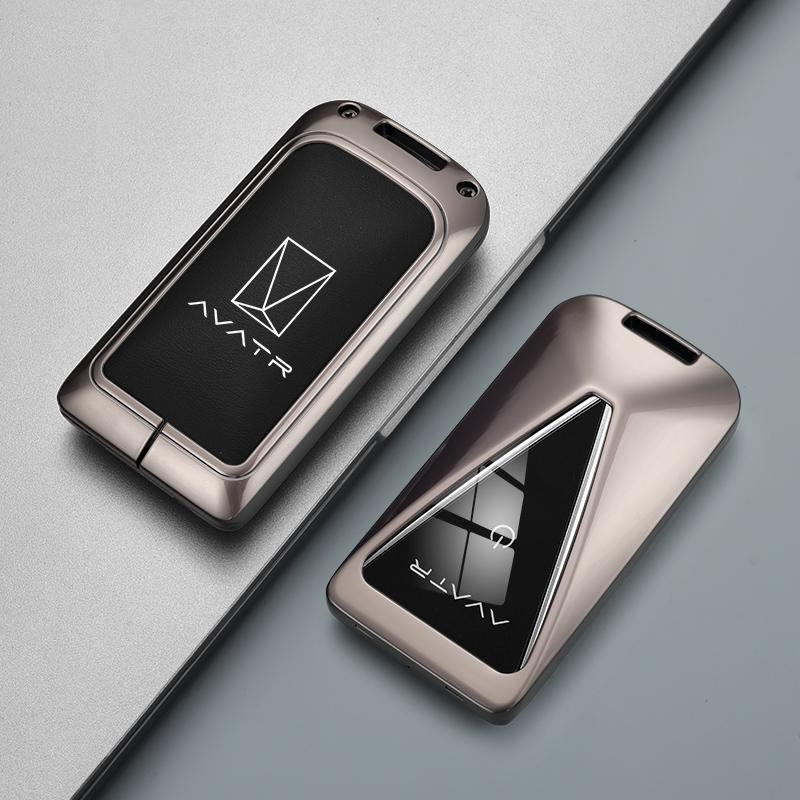For Avatr 07 06 12 11 Car Key Case Zinc Alloy Keychain Key Fob Cover Buckle Protective Case Accessoroes