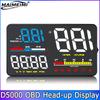 Car Head Up Display D5000 OBD2 Diagnostic Tool HUD Digital Security Alarm Speedometer Windshield Screen Projector Tachometer