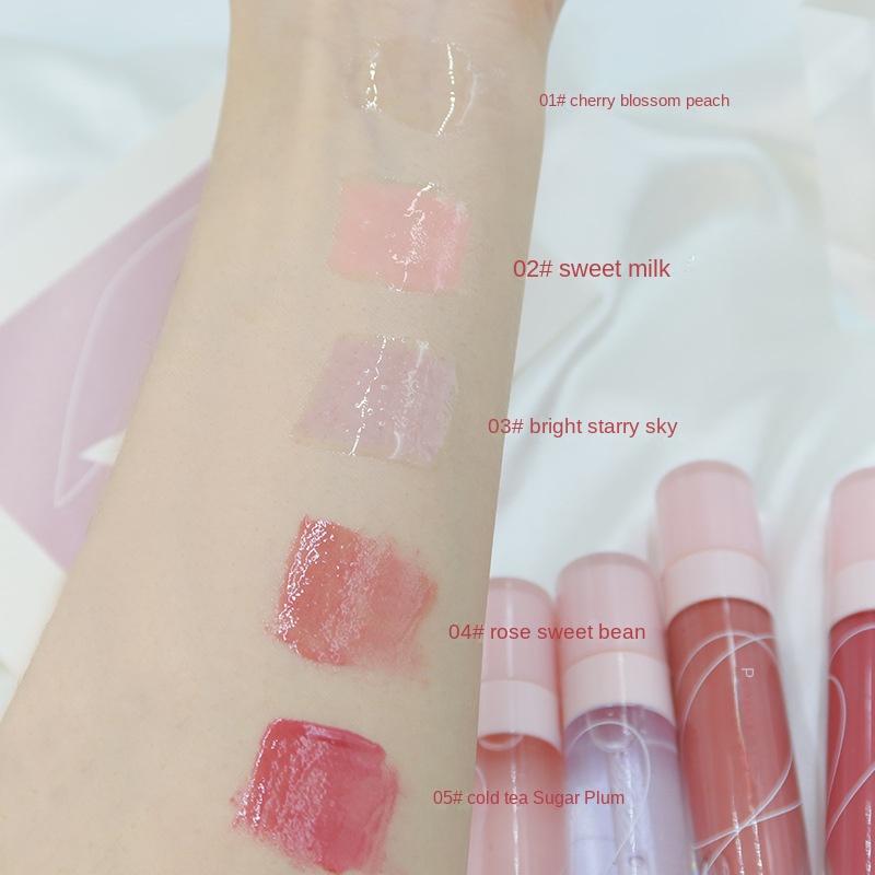 Transparent Lip HoneyGlass LipsMoisturising and MoisturisingDoodle LipsMoisture Mirror Lip GlazeLip OilColour Makeup