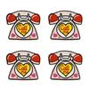 10pcs /Lots Trendy Pattern Letter Slogans Embroidery Patch Diy Pink Cartoon Couple Patch Iron On Patches Sew Stickers Badge Decor 