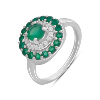 Silver Ring with Natural Agate 1.178ct, Item Weight 2.84 Gr (2196396)
