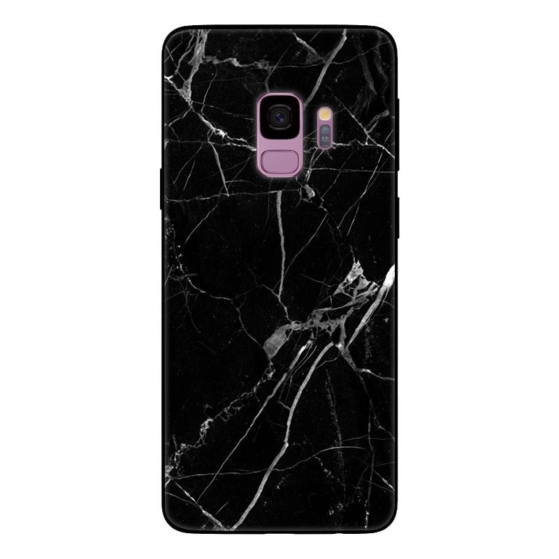 For Samsung Galaxy S9 Plus Case SM-G965F G965 S9Plus Marble Painted Soft Matte Silicone Back Cover For Samsung S9 S9+ Full Shell