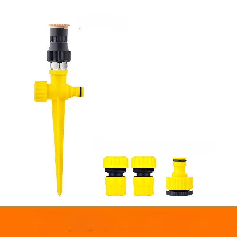 ABS-Rasen- und Gartensprinkler, verstellbare Gartenwasserversorgungsdüse, 360-Grad-Drehung, automatischer Gartensprinkler, Bewässerung, Rasensprinkler, Irig