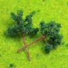 Scenery Collection Trees Model Trees 5cm N HO Gauge 40 Pieces Landscape Miniature Garden Railway Model Building Model Diorama Educational DIY