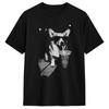 Corgi Drinking Iced Coffee Funny Corgi Dog Coffee Vintage Tshirt Beach Streetwear Tshirts Pure Cotton Hipster Tee Shirt