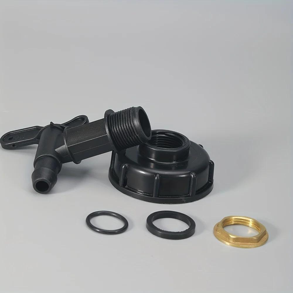 1 Stück 3/4" IBC-Tankhahn-Adapter Grobgewinde Gartenwassertanks Wasserhahn Für 3/4" Schläuche Messing Ersatz-Verbinder Ventile