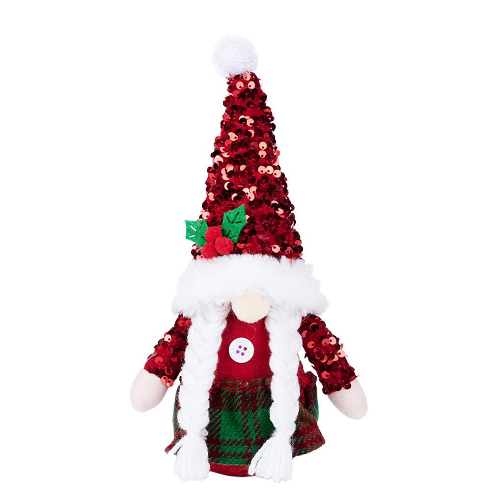 

Рождественская кукла тематическая вечеринка плюшевая праздничная атмосфера внутреннее украшение комнаты детский диван кровать настольный орнамент подарок