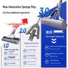 Suobang Hand-Free Squeeze PVA Sponge Mop
