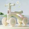 Kippschutz Baby Laufrad Alter 1-3 4-Rad Leiser Rutschfahrzeug Gehwagen Spielzeug Kleinkind Trainings-Fahrzeug mit Sicherheitsrädern Indoor Outdoor