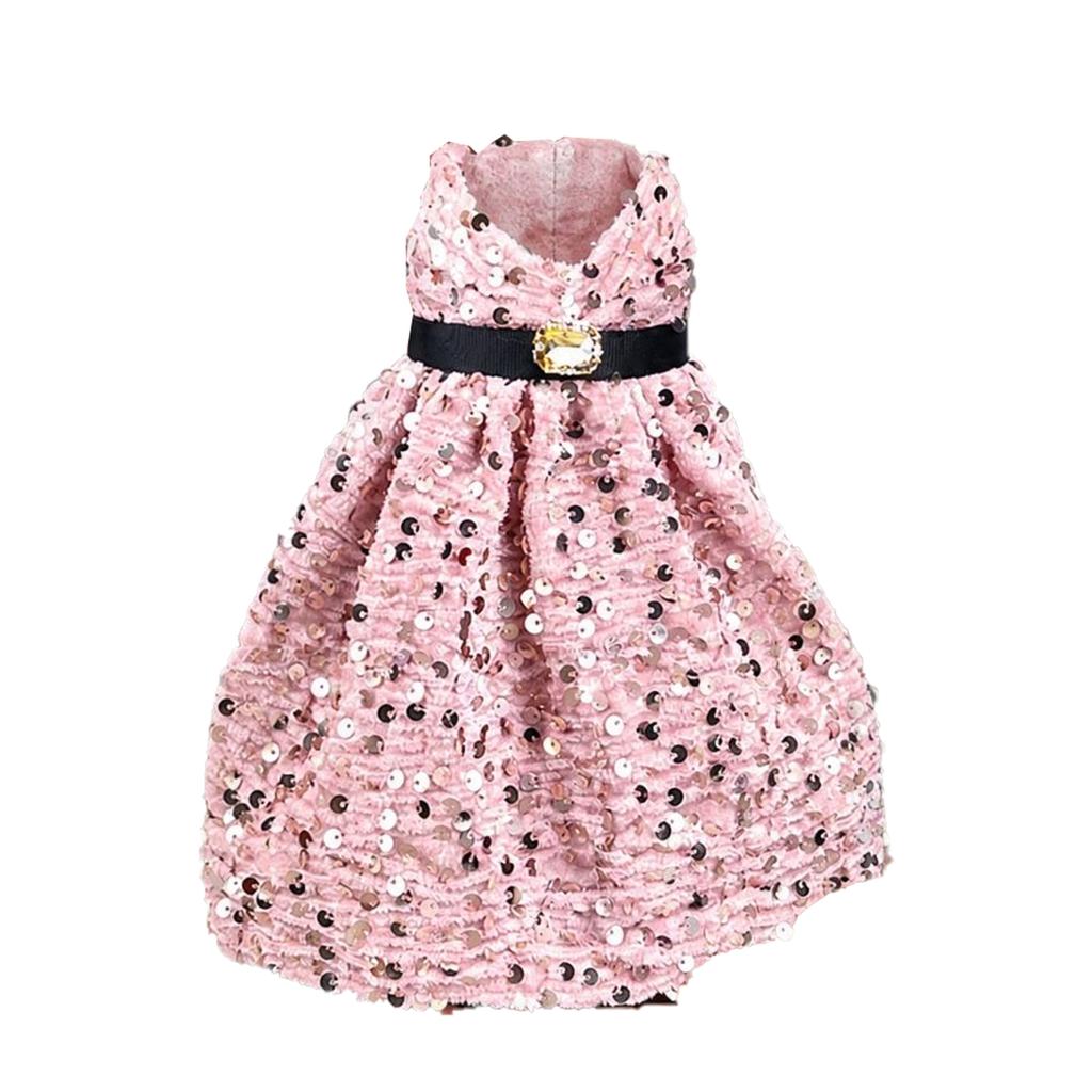 Christmas Wine Bottle Cover Dress with Sequins - Velvet Plush Bottle Decorations and Wine Bag for Holiday Party Favors