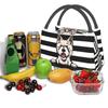 Benutzerdefinierte Lunchtasche mit guckendem Hund West Highland White Terrier, Thermokühltasche, isolierte Lunchboxen für Picknick, Camping, Arbeit, Reise