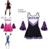 Elegante Uniforme da Cheerleader Taglie Forti da Donna Uniforme da Cheer in Poliestere Comodo