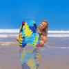 Lightweight Inflatable Surfboard Folding Surfing Body Board Floating Toy Floating Surfboard  Pool