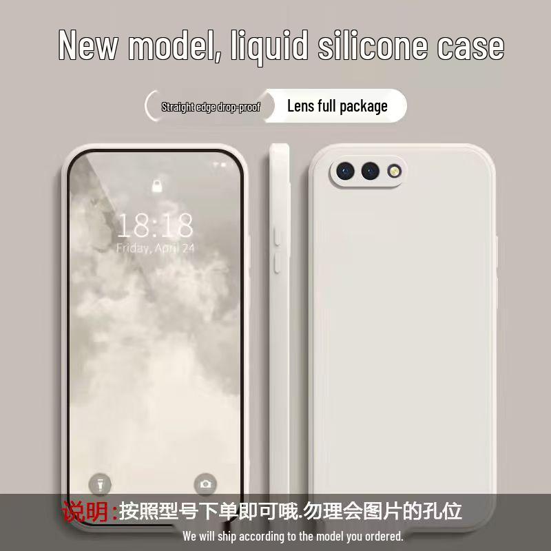 OPPO A3s Case: Solid Color, Liquid Magic Cube Design, All-Inclusive Anti-Drop, Personalized Soft Cover