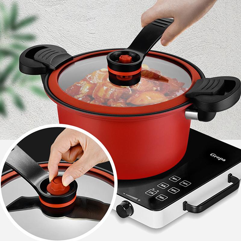 Micro Pressure Crock Pot 3.5L Pressure Cooker Outdoor Camping Micro Pressure Cooker Household Mini Rice Cooker