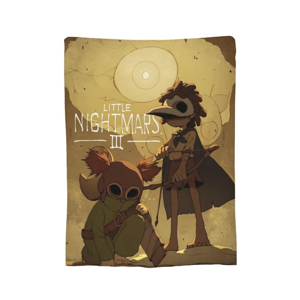 Little Nightmares Horror Blanket Cover Video Game Plush Throw Blanket Summer Air Conditioning Printed Soft Warm Bedsprea,