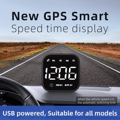 G4 Head Up Display LED Auto Speedometer Smart Digital Alarm Reminder GPS For HUD Car Accessories for All Car G4S Head Up Meter