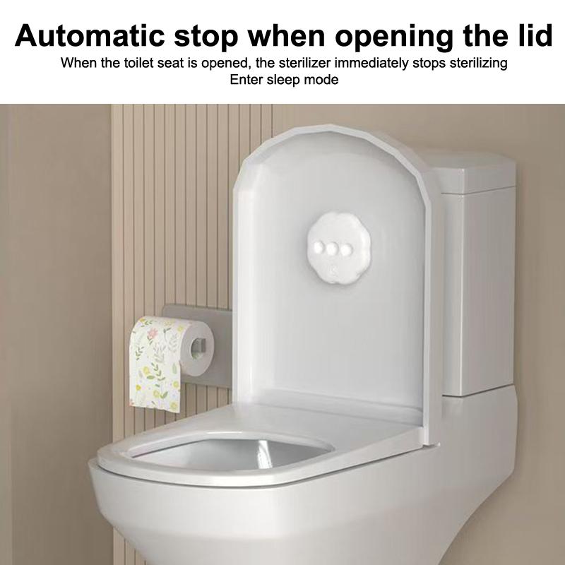 Smart Sensing Toilet UV Disinfector Auto Induction UV  Device Safe Low Power Consumption for Family Bathroom