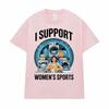 Apoyar la diversión deportiva feUnisexina camiseta ofensiva Harajuku ropa feUnisexina camiseta de cuello redondo de tendencia retro
