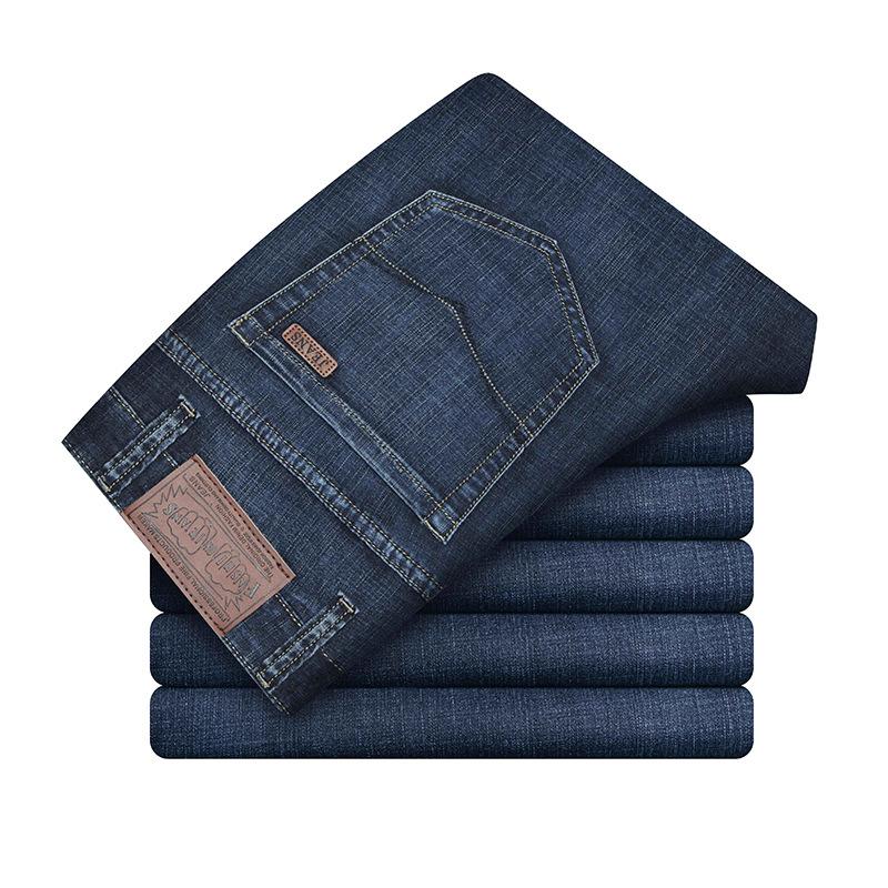 Весенние обычные джинсы большого размера — фото 6