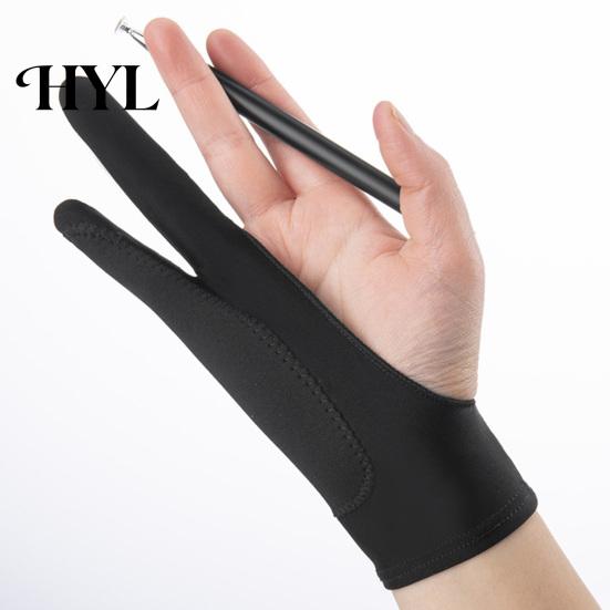 Sketching Gloves 1 Pcs Drawing Breathable Prevent Mess Up Anti-mistouch Function Artist Stretchy Painting Soft Fabric Protect Screen with Two