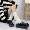 Keep Warm Leg Warmer/Arm Cover Bow Tie Lolita Long Socks Kawaii Knitted Socks  for Winter Autumn